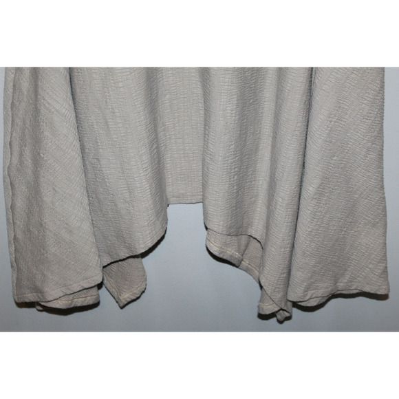 Farmhouse Frocks Cold Shoulder Lagonlook Oversized Tunic Top Tan Plus Size XXXL - Picture 11 of 16